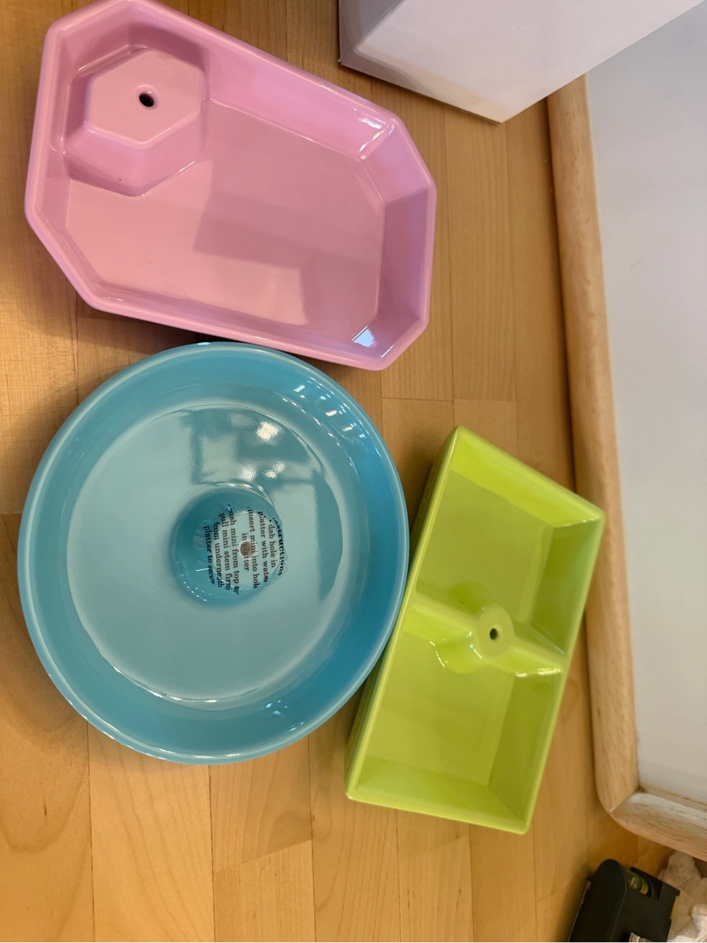 Nora Fleming retired pearl dot dainty dish tray lot